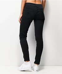 Empyre Tessa Shredded Black Skinny Jeans