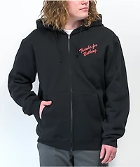 Empyre Thanks For Nothing Black Zip Hoodie
