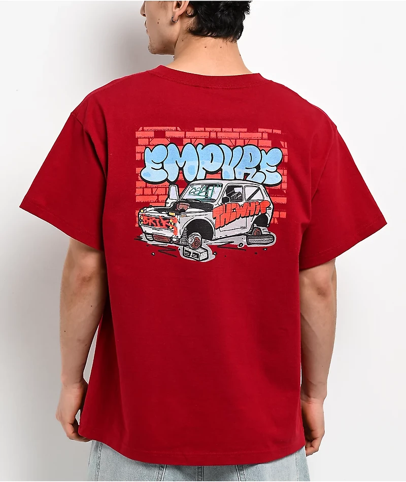 Empyre The Whip Red Boxy T-Shirt