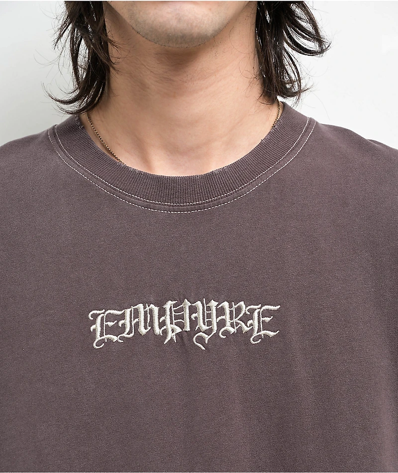Empyre Throne Charcoal Grey Knit T-Shirt