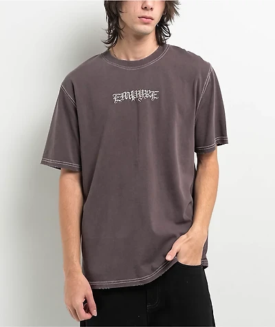 Empyre Throne Charcoal Grey Knit T-Shirt