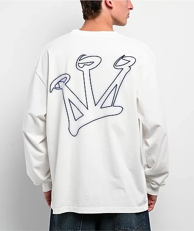 Empyre Throne White Long Sleeve T-Shirt