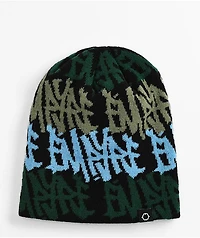 Empyre Thrown Black Skull Cap Beanie