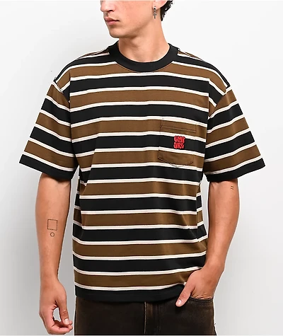 Empyre Tiger Pocket Green Stripe T-Shirt