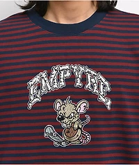 Empyre Tiny Tim Maroon Stripe T-Shirt