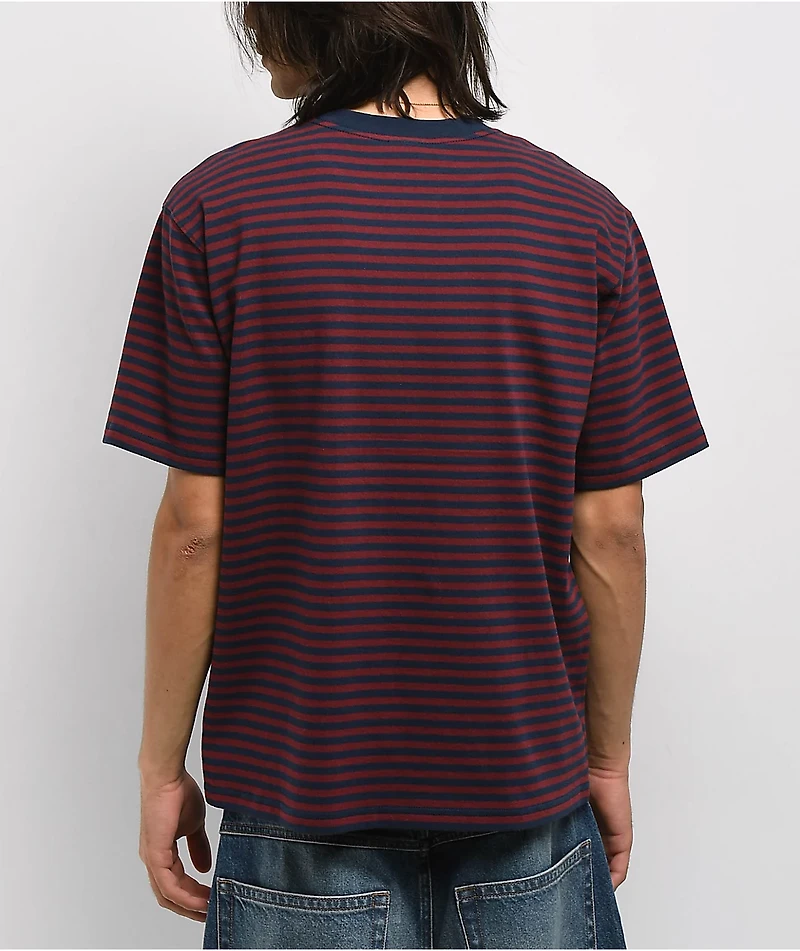 Empyre Tiny Tim Maroon Stripe T-Shirt