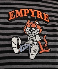 Empyre Tiny Tim Stripe Black & Grey T-Shirt