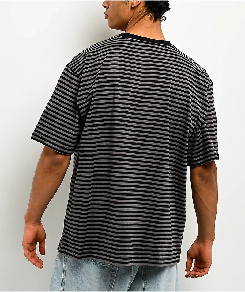 Empyre Tiny Tim Stripe Black & Grey T-Shirt