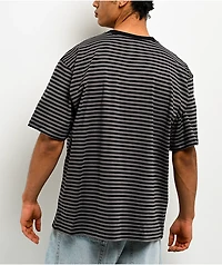 Empyre Tiny Tim Stripe Black & Grey T-Shirt