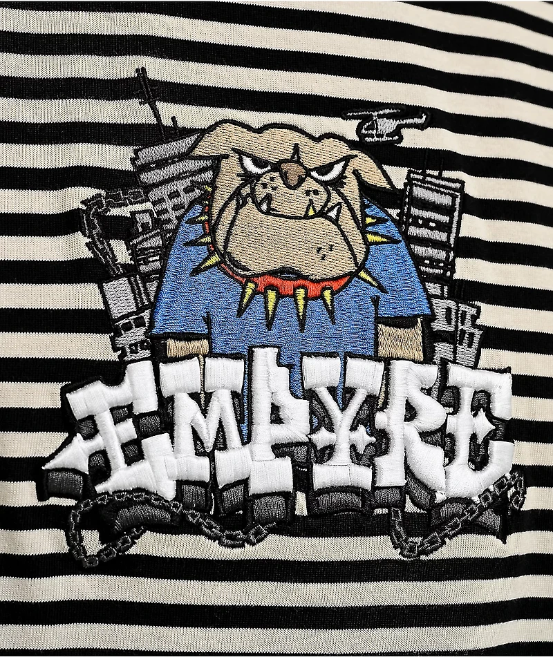Empyre Tiny Tim Stripe Black & White T-Shirt
