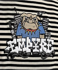 Empyre Tiny Tim Stripe Black & White T-Shirt