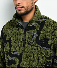 Empyre Tommy Green Quarter Zip Fleece