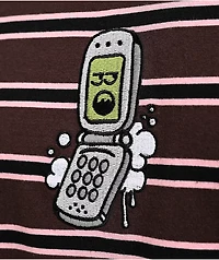 Empyre Too Tired Brown Stripe T-Shirt