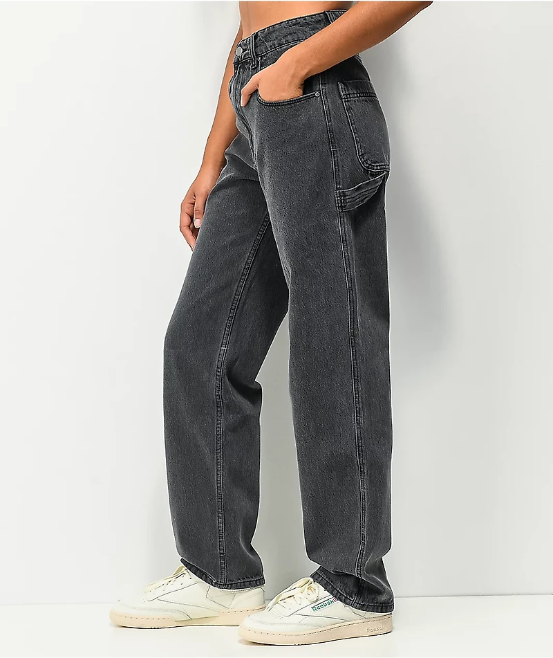 Empyre Tori 90s Black Wash Carpenter Skate Jeans
