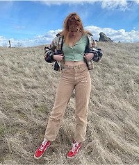 Empyre Tori 90s Khaki Corduroy Skate Pants