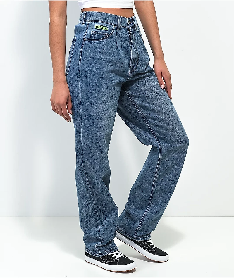 Empyre Tori 90s Medium Wash Denim Skate Jeans
