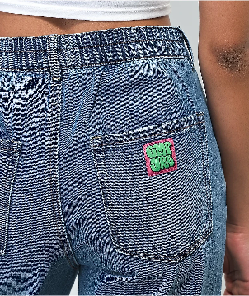Empyre Tori 90s Medium Wash Denim Skate Jeans