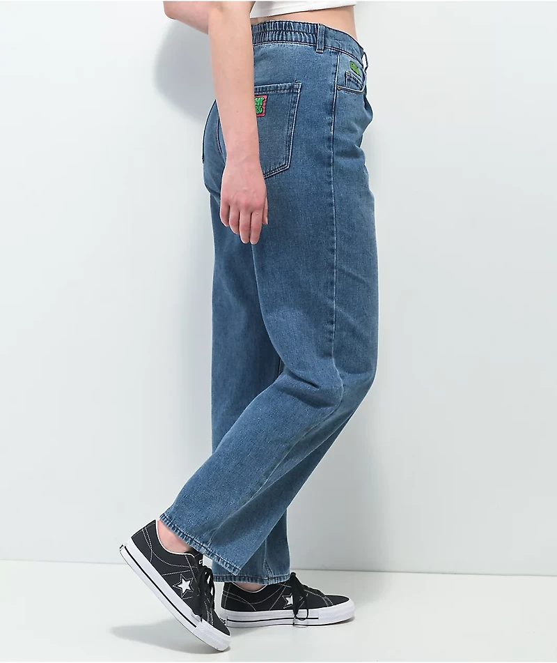 Empyre Tori 90s Medium Wash Denim Skate Jeans