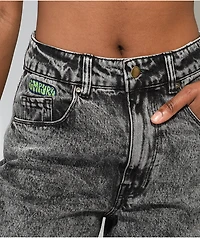 Empyre Tori Black Acid Wash Skate Jeans
