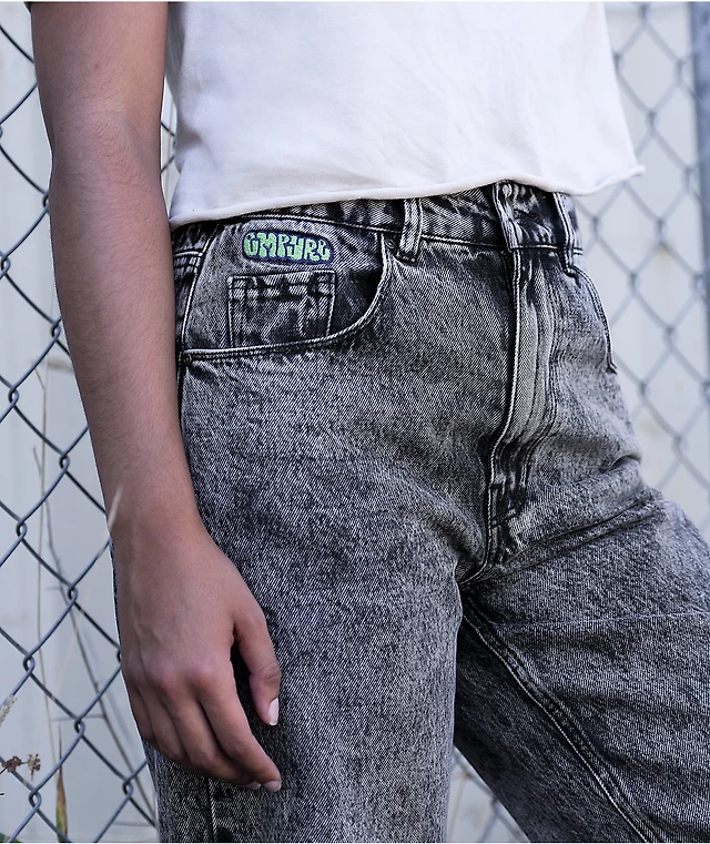 Empyre Tori Black Acid Wash Skate Jeans MainPlace Mall