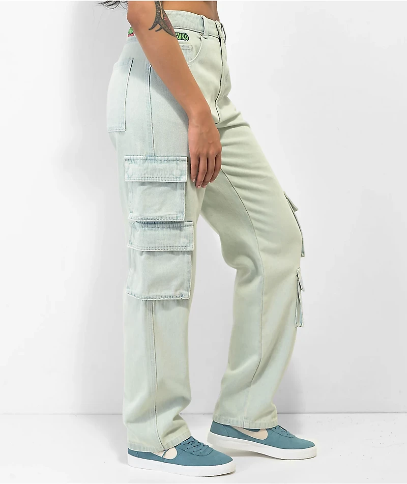 Empyre Tori Bold Peggy Wash Cargo Skate Jeans