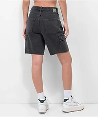 Empyre Tori Coal Denim Cargo Shorts