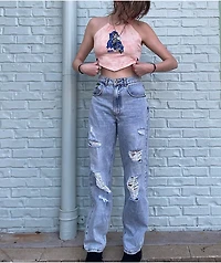 Empyre Tori Courtney Wash Skate Jeans
