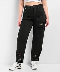 Empyre Tori Destroyed Sabbath Black Wash Skate Jeans