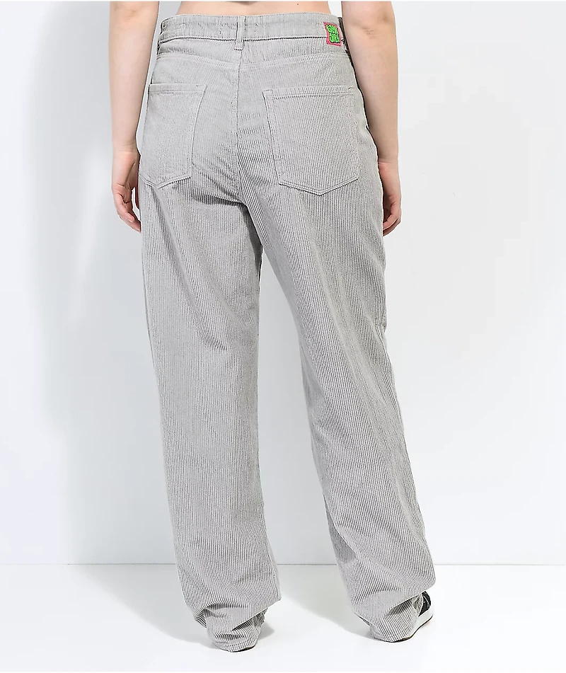 Empyre Tori Light Grey Corduroy Skate Pants