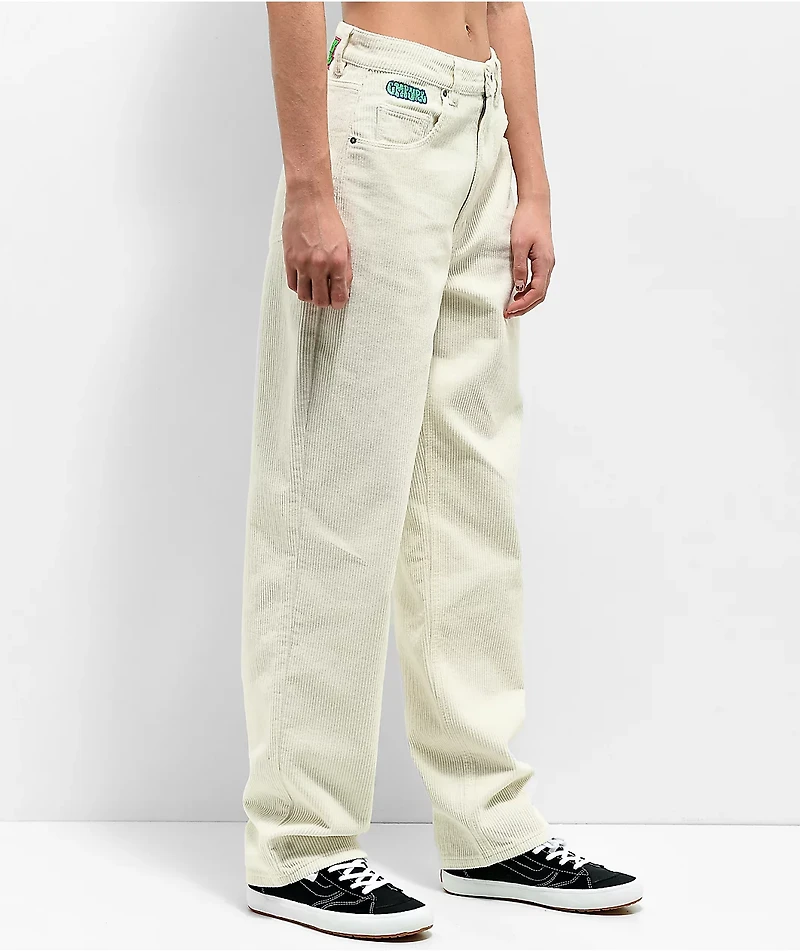Empyre Tori Off-White Corduroy Skate Pants