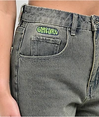 Empyre Tori Overdyed Petrol Wash Skate Jeans