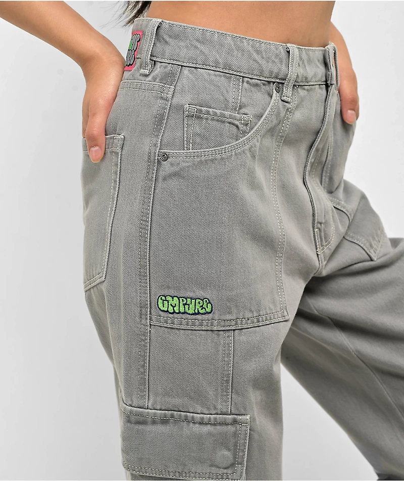 Empyre Tori Porkchop Pocket Grey Cargo Skate Jeans
