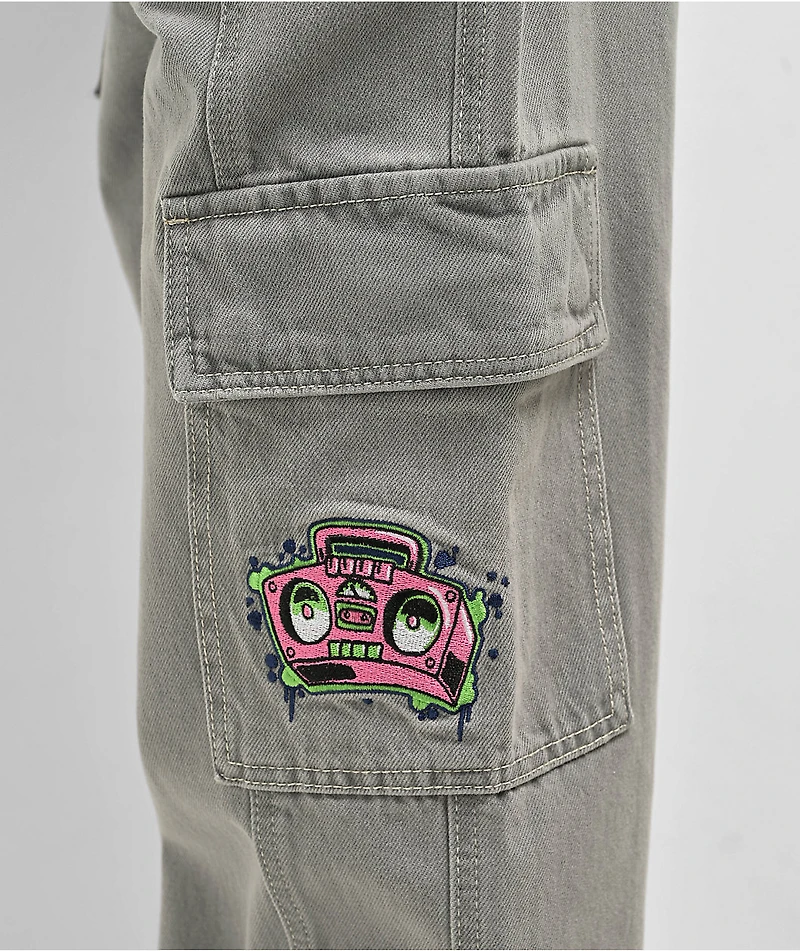 Empyre Tori Porkchop Pocket Grey Cargo Skate Jeans