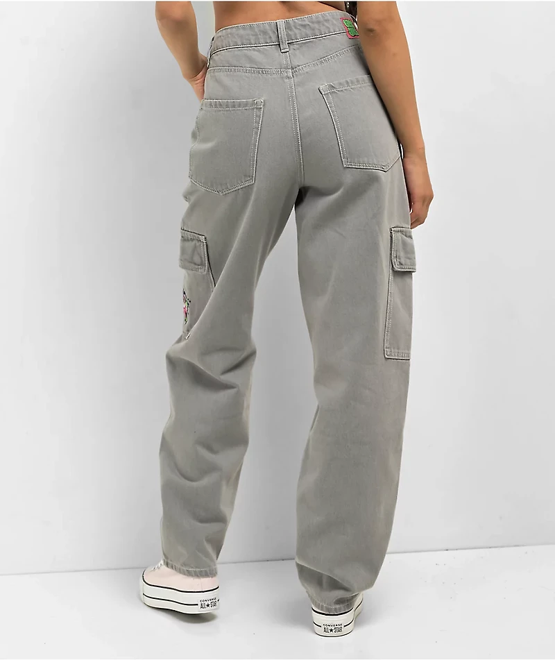 Empyre Tori Porkchop Pocket Grey Cargo Skate Jeans