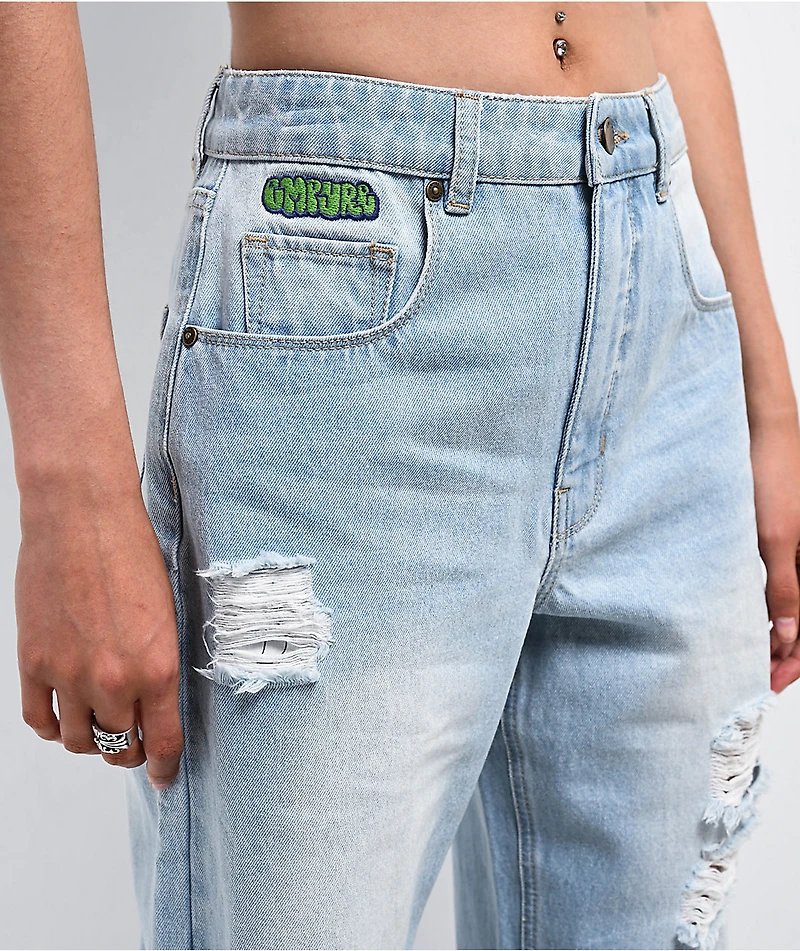 Empyre Tori Spray Can Moxie Wash Blue Jeans