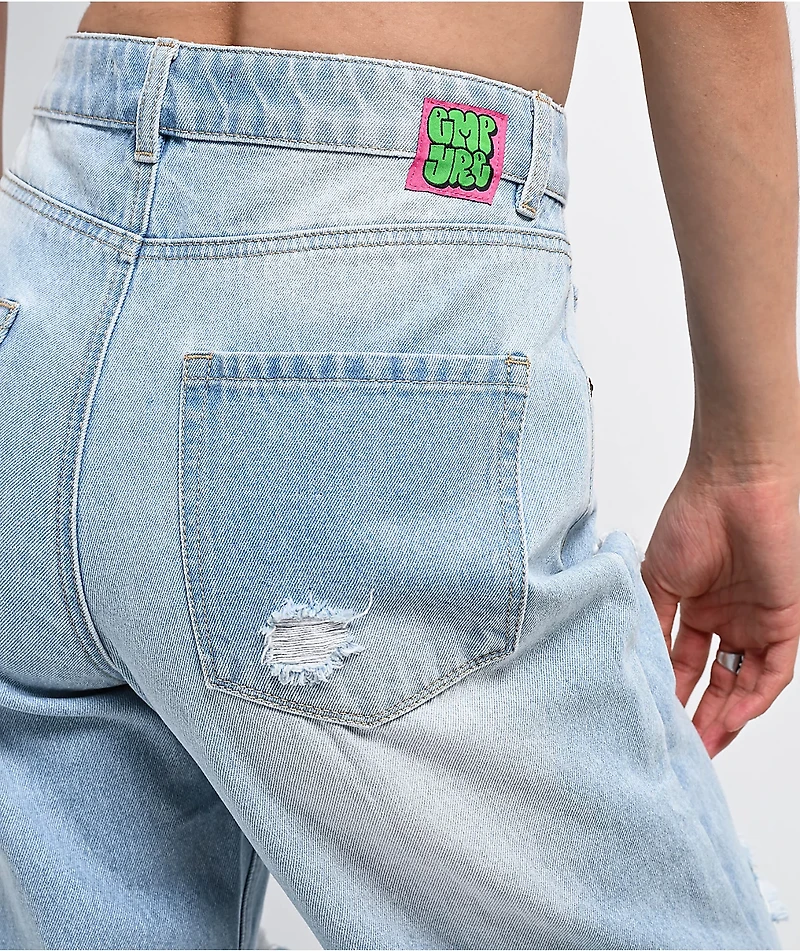 Empyre Tori Spray Can Moxie Wash Blue Jeans