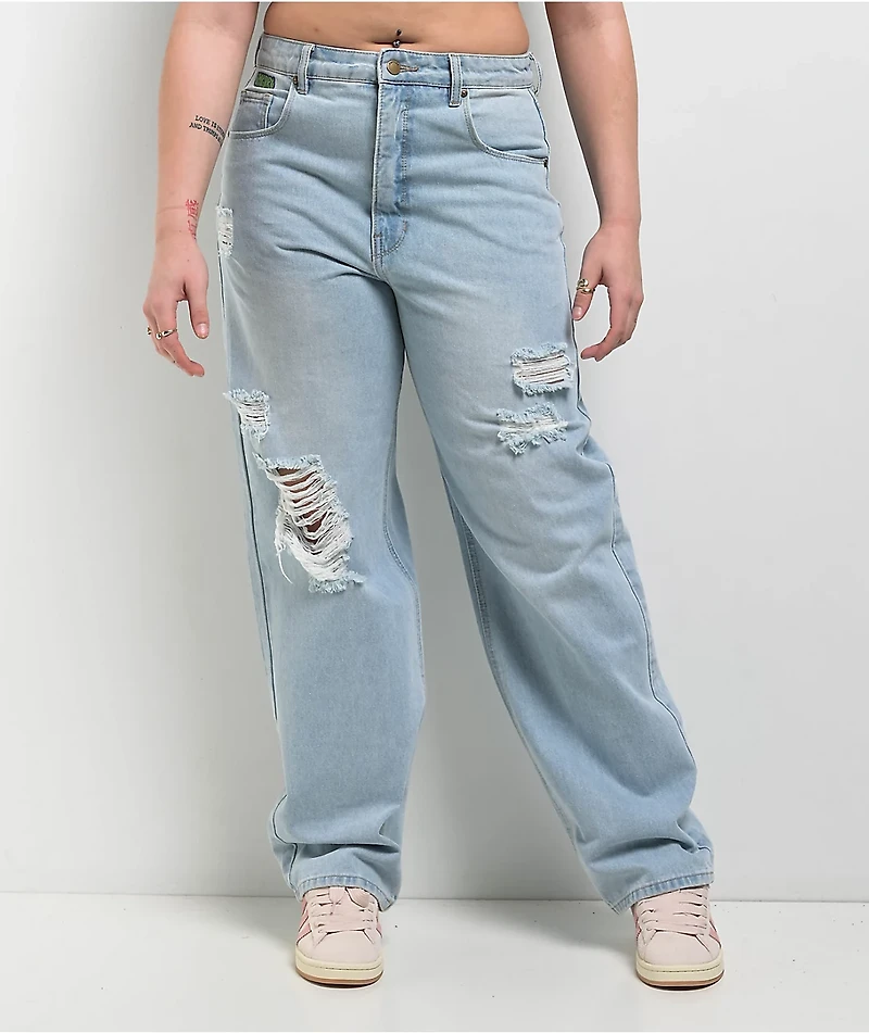 Empyre Tori Spray Can Moxie Wash Blue Jeans