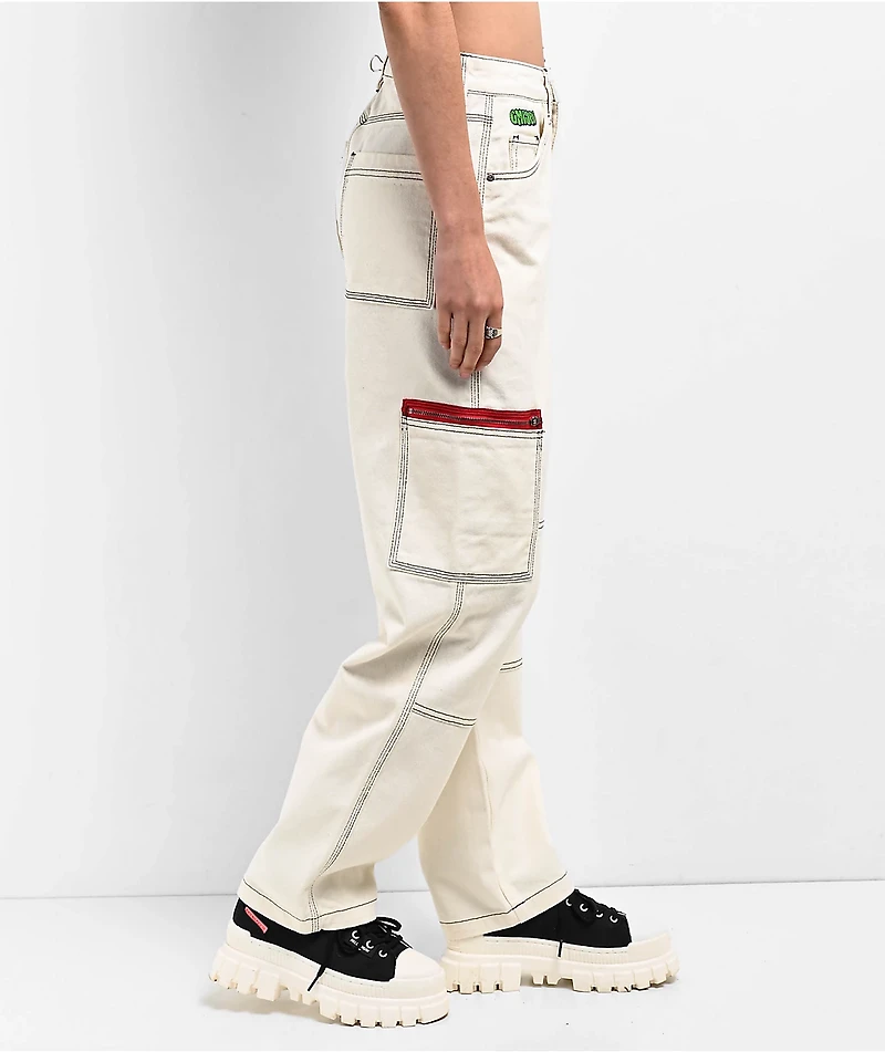 Empyre Tori Tofu Zip Cargo Skate Jeans