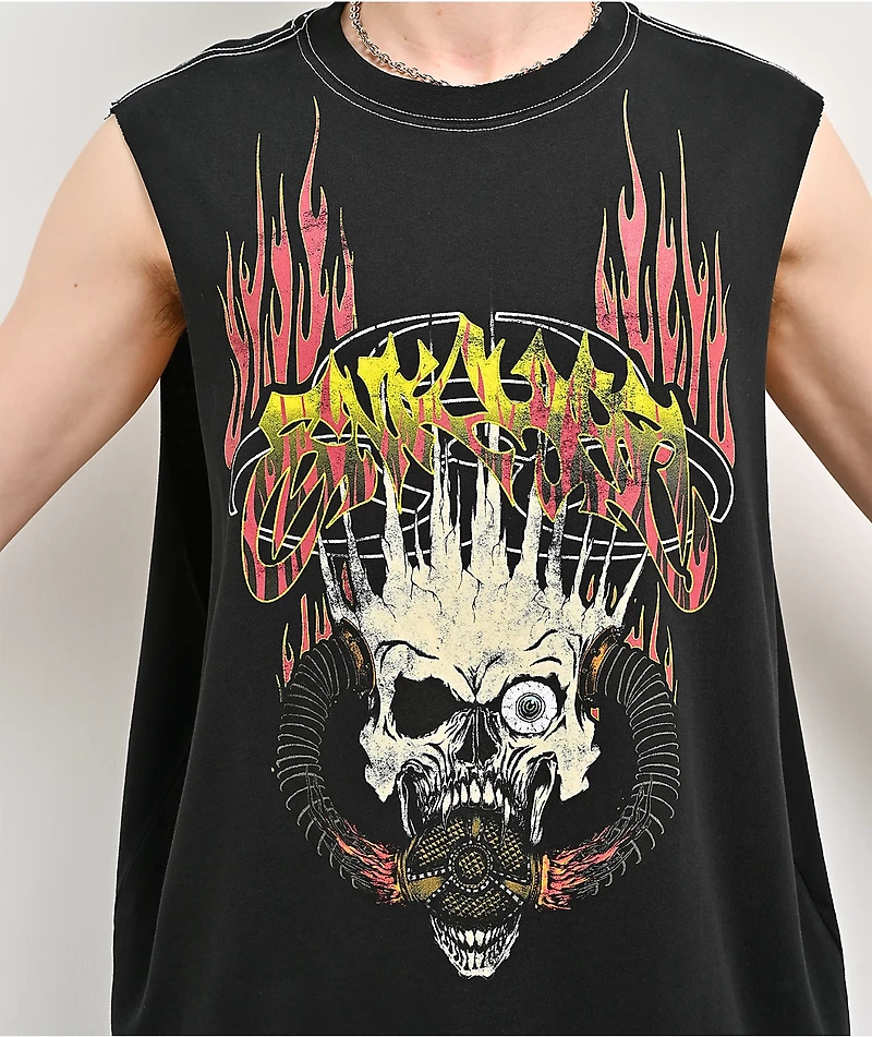 Empyre Toxic Skelly Black Tank Top