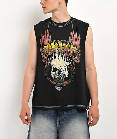 Empyre Toxic Skelly Black Tank Top