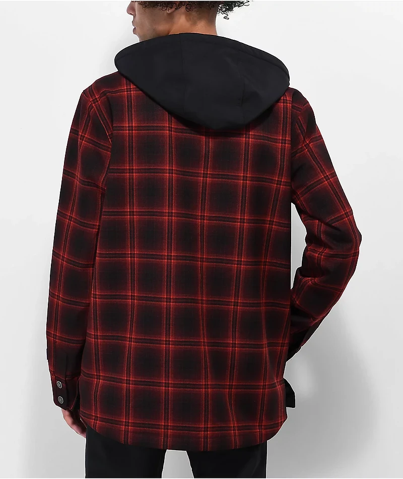 Empyre Traversed Red & Black Plaid 10K Snowboard Jacket 2023
