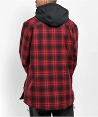 Empyre Traversed Red & Black Plaid 10K Snowboard Jacket 2024