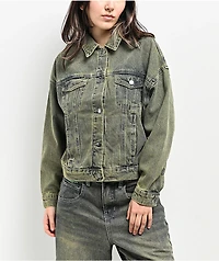 Empyre Trucker Petrol Wash Denim Jacket
