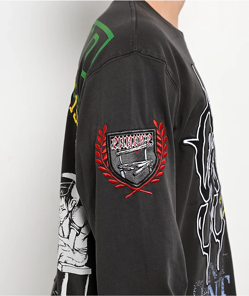 Empyre Tuff Stuff Dark Grey Boxy Long Sleeve T-Shirt