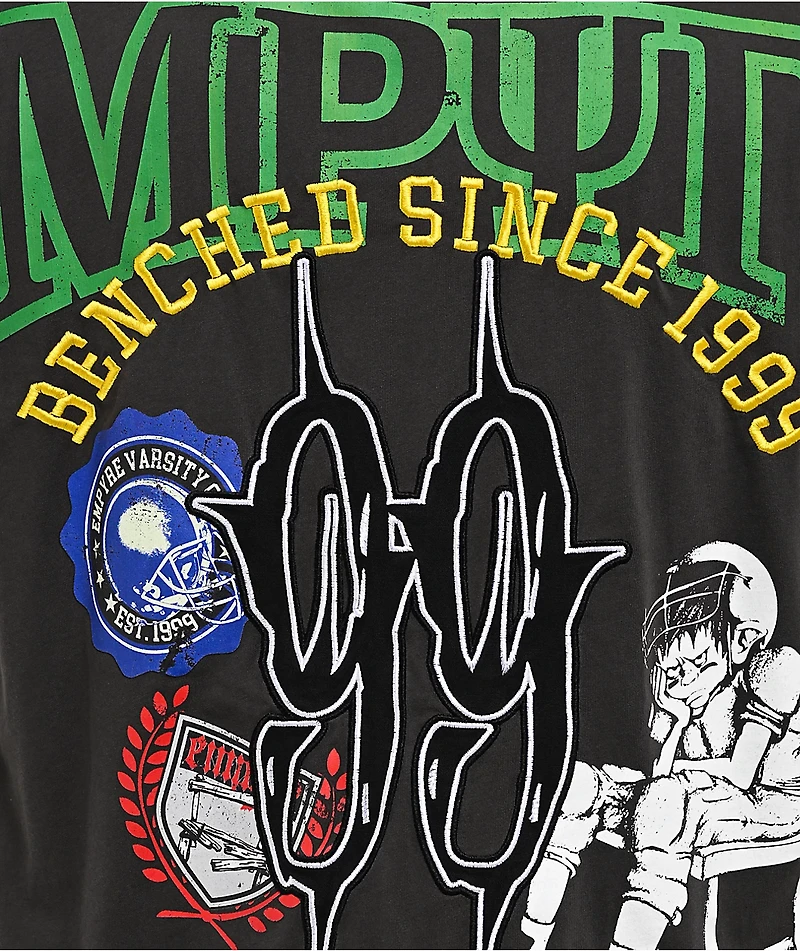 Empyre Tuff Stuff Dark Grey Boxy Long Sleeve T-Shirt