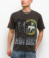 Empyre Tuff Stuff Dark Grey Boxy T-Shirt