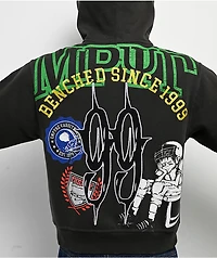 Empyre Tuff Stuff Dark Grey Crop Hoodie