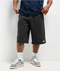 Empyre Ultra Loose Black Wash Skate Sweat Shorts