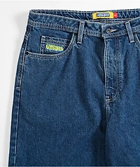 Empyre Ultra Loose Blue Denim Skate Shorts
