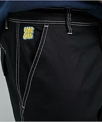 Empyre Ultra Loose Embroidered Cell Phone Black Cargo Pants